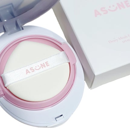 デューイーメッシュファンデーション/ASUNE /クッションファンデーションを使ったクチコミ(2枚目)