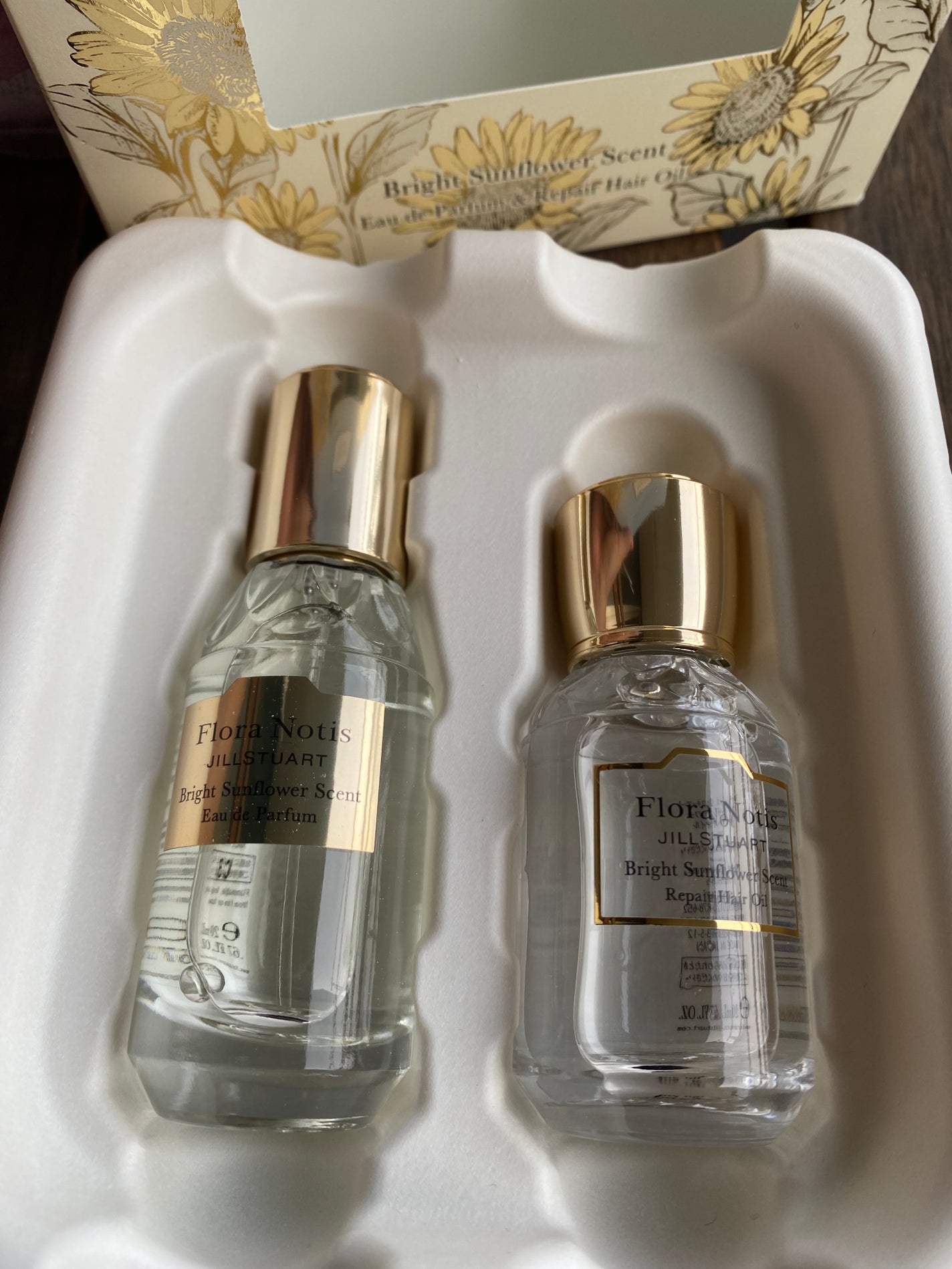 ブライトサンフラワー オードパルファン&リペアヘアオイル/Flora Notis JILL STUART/その他キットセットを使ったクチコミ(2枚目)