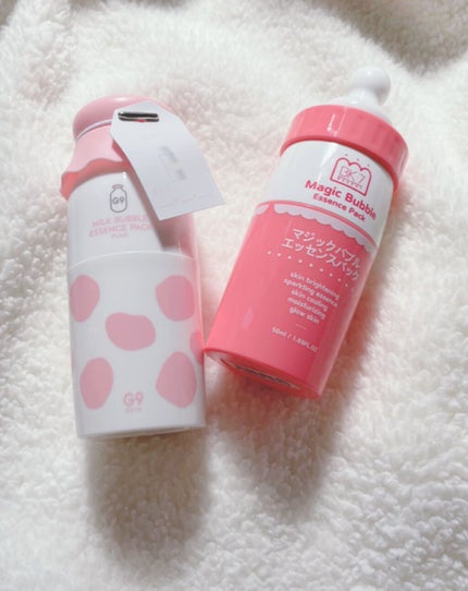 マジックバブルエッセンスパック(ピンク) /BAKER7/洗い流すパック・マスクを使ったクチコミ(1枚目)