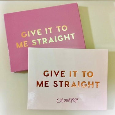 2018.5月 購入分
カラーポップ アイシャドウパレット

『Give It To Me Straight』

のレビューです。


今回初めて、カラーポップのアイシャドウを購入しました。
SSS(ス