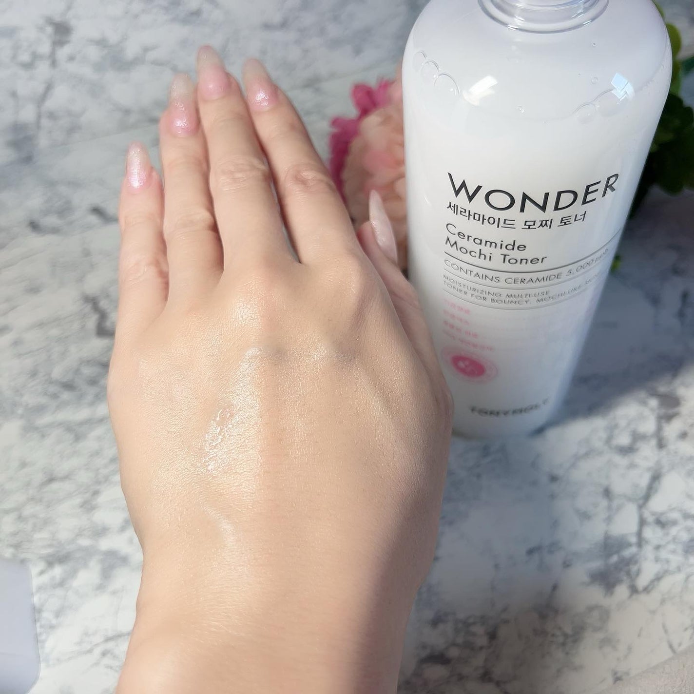 Wonder Ceramide Mochi Toner(トニーモリーワンダーCモチトナー)/TONYMOLY/化粧水を使ったクチコミ(4枚目)