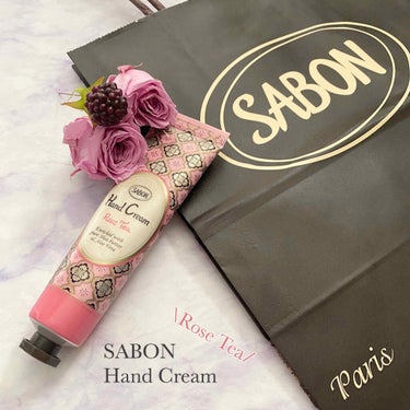 SABON ハンドクリームのクチコミ「◇癒しの香り◇

＊SABON
　ハンドクリーム
　ローズティー

🔹Review🔹
＊サボン.....」（1枚目）