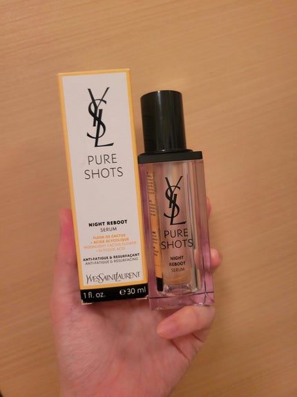 ピュアショット ナイト リチャージセラム/YVES SAINT LAURENT BEAUTE/美容液を使ったクチコミ(2枚目)