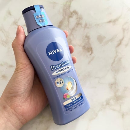 プレミアムボディミルク ホワイトニング【医薬部外品】		/ニベア/ボディミルクを使ったクチコミ(1枚目)