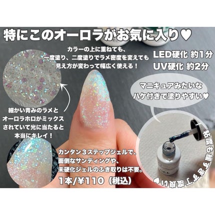 BRG ジェルネイル/DAISO/ジェルネイルを使ったクチコミ(4枚目)