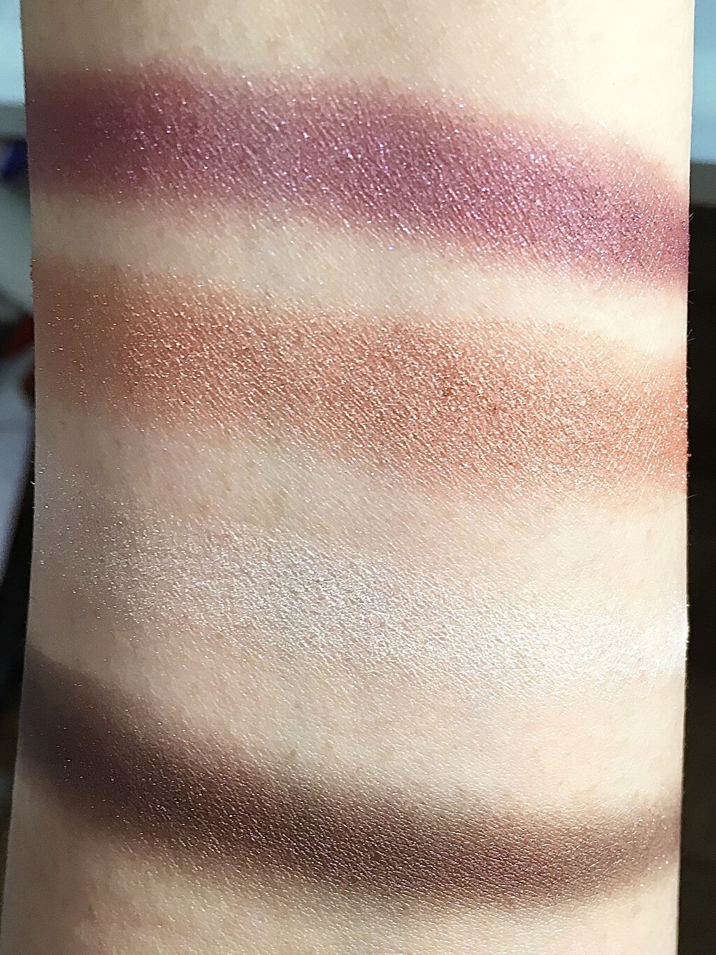 UR GLAM　VELVET EYE COLOR PALETTE プラムブラウン/U R GLAM/アイシャドウパレットを使ったクチコミ（3枚目）