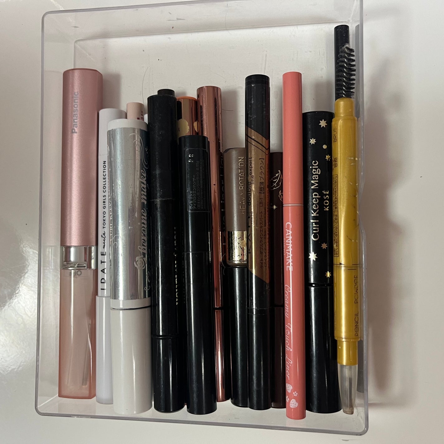 3段式クリアーケース/DAISO/その他化粧小物を使ったクチコミ(5枚目)