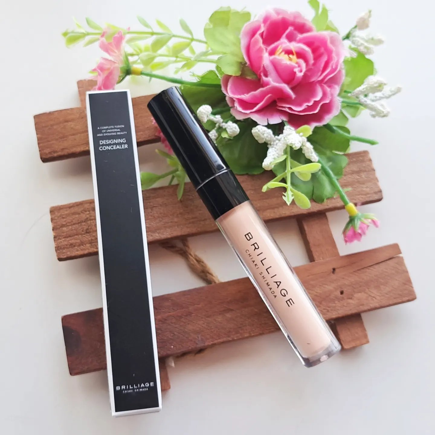 デザイニング コンシーラー 01 ライトオークル/ブリリアージュ/リキッドコンシーラーを使ったクチコミ（1枚目）