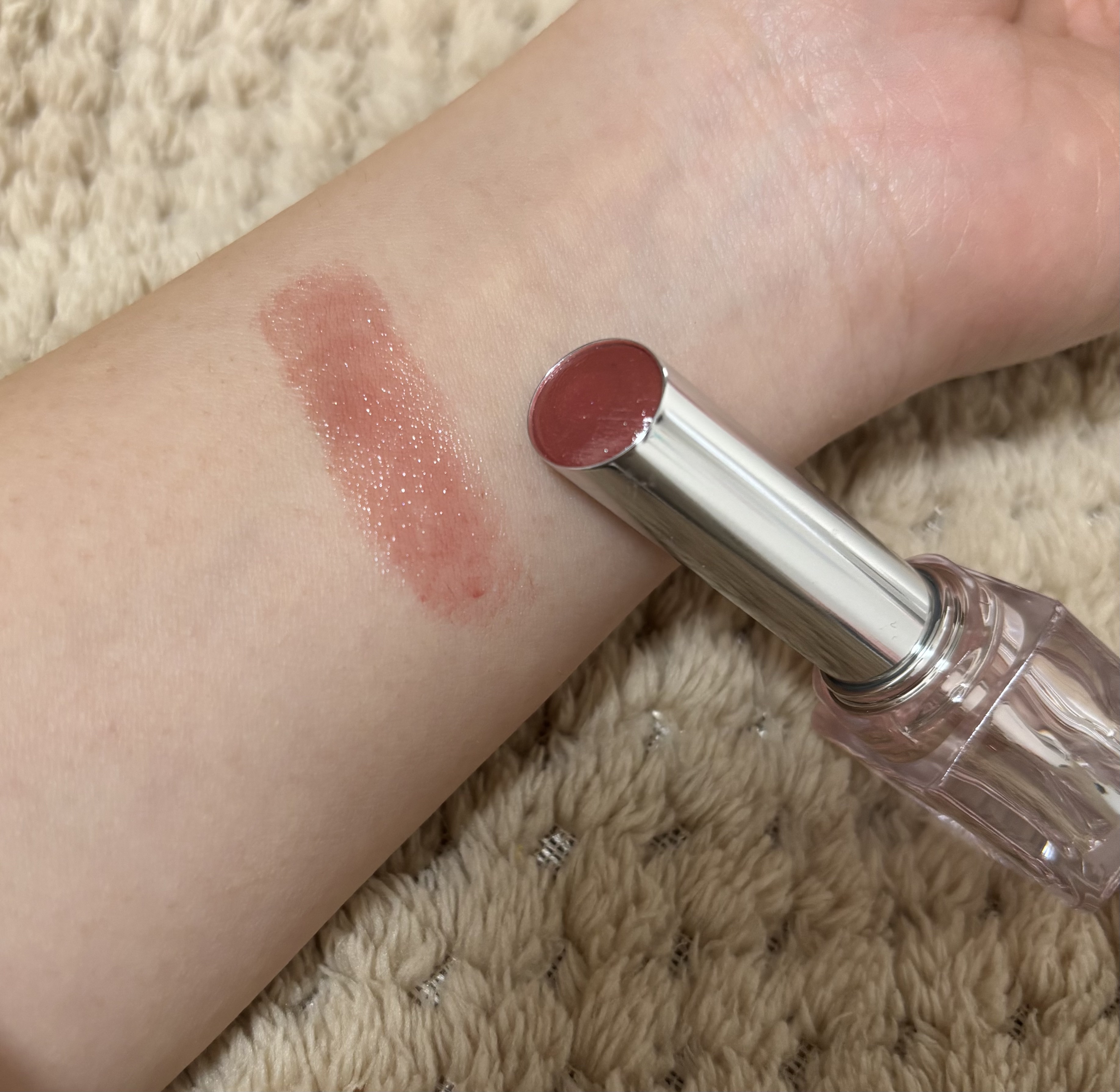 ウォーターリズムグロウメルティングバーム 03 サンドモンド/TIRTIR(ティルティル)/口紅を使ったクチコミ（1枚目）