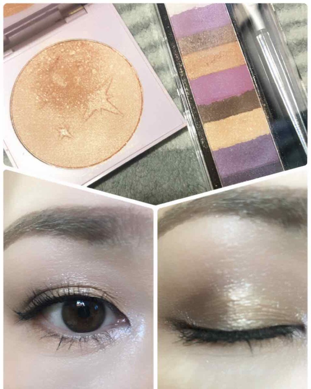  プレストパウダーハイライター/ColourPop/パウダーハイライトを使ったクチコミ（1枚目）