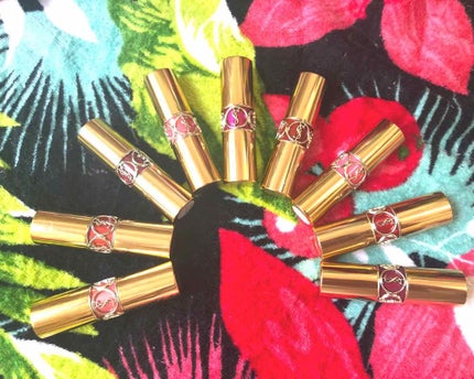 ルージュ ヴォリュプテ シャイン/YVES SAINT LAURENT BEAUTE/口紅を使ったクチコミ(1枚目)