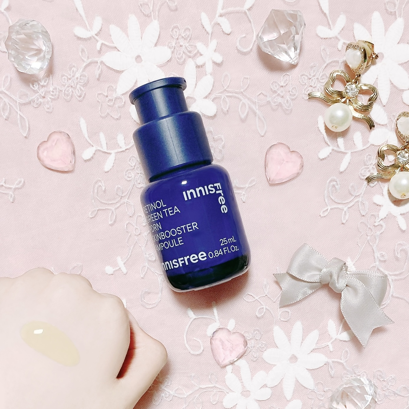 *
⑅
INNISFREE💝
レチノールPDRNアドバンスドセラム
*
⑅
３種のレチノールとイニスフリー独自の緑茶乳酸菌由来ヴィーガンPDRNが毛穴悩みにアプローチ、肌にハリと弾力を与える美容液です✨
*
⑅
もっちりとしたお肌になって