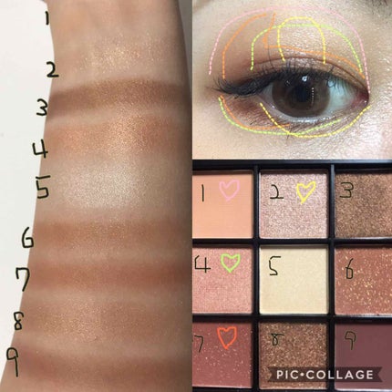 UR GLAM BLOOMING EYE COLOR PALETTE/U R GLAM/アイシャドウパレットを使ったクチコミ(3枚目)
