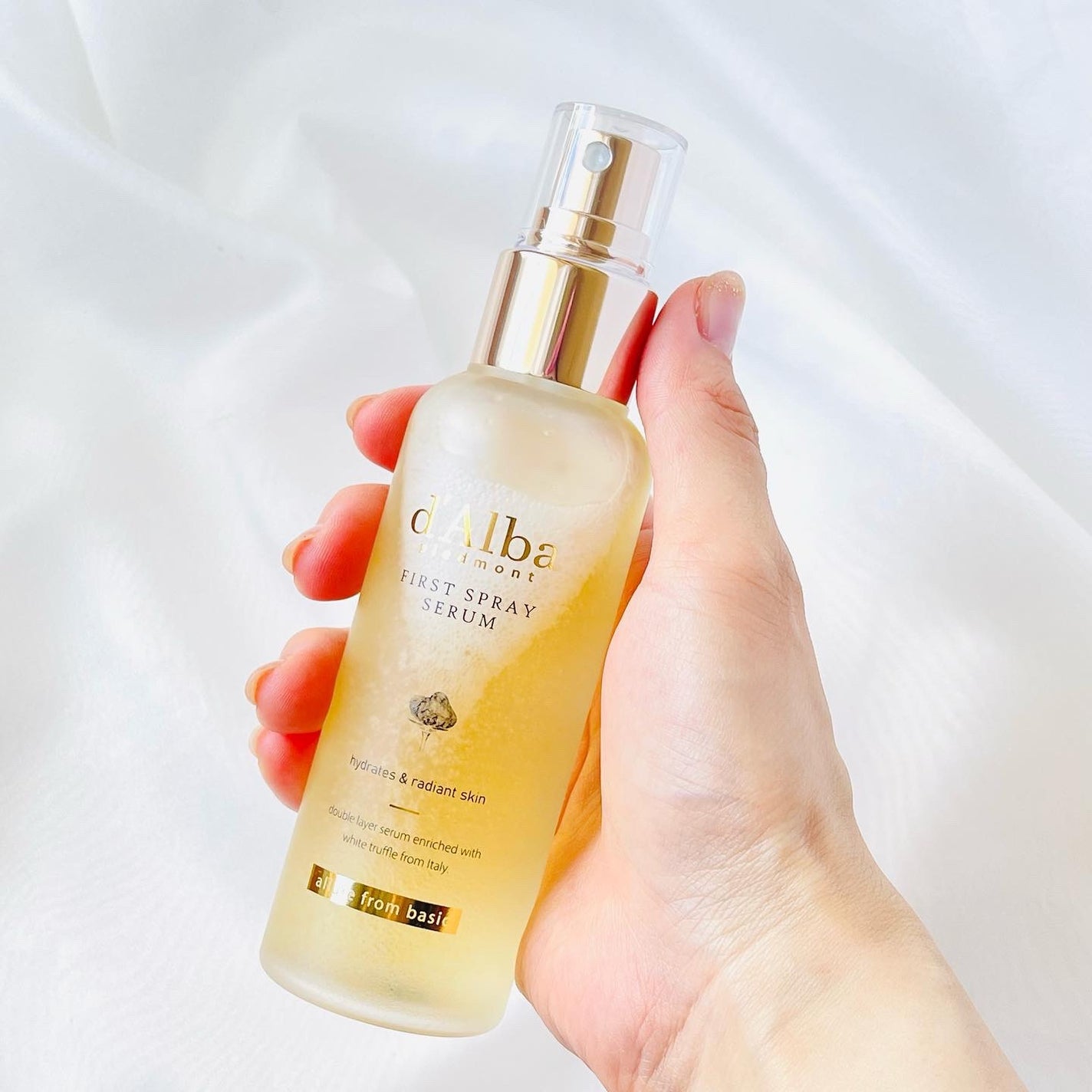 ダルバ ホワイトトリュフファーストスプレーセラム/ダルバ/ミスト状化粧水を使ったクチコミ(4枚目)