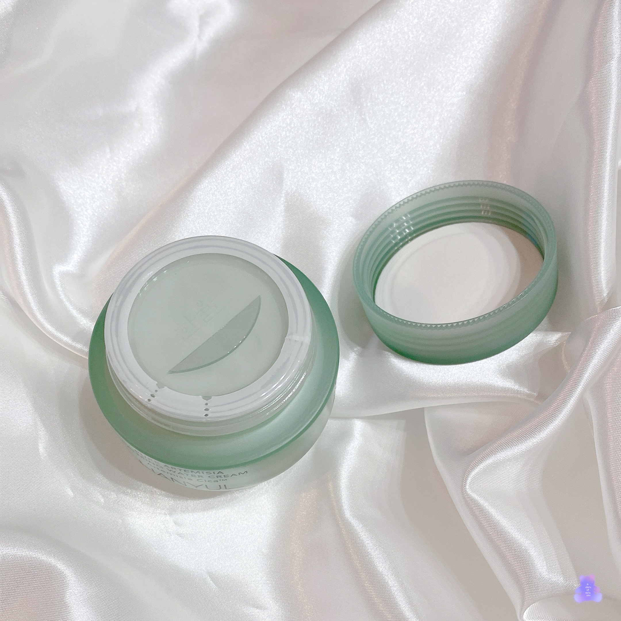 ピュアアルテミシア カーミングウォータークリーム/HANYUL(ハンユル)/フェイスクリームを使ったクチコミ（2枚目）