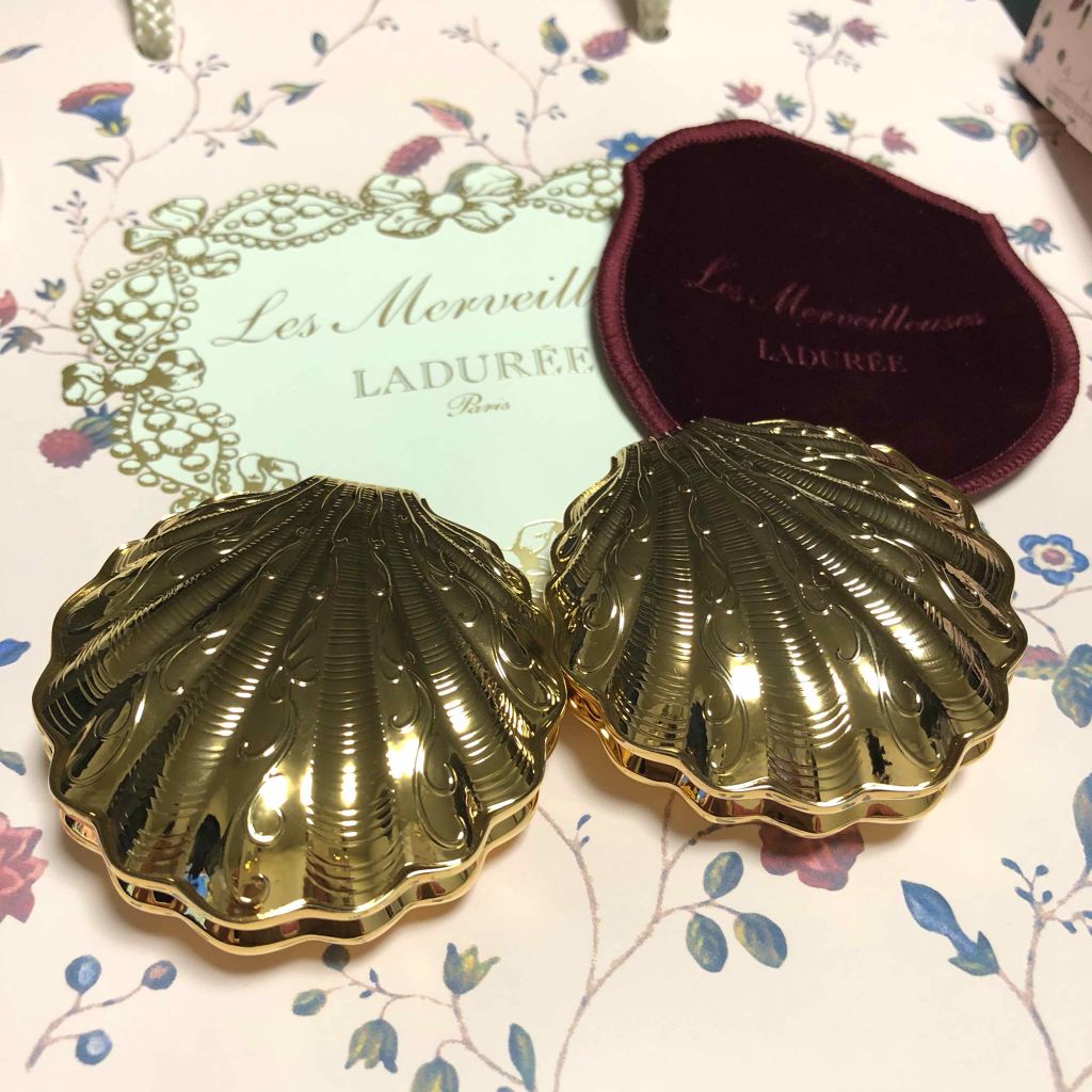 プレスト パウダー デュオ/レ・メルヴェイユーズ ラデュレ/プレストパウダーを使ったクチコミ(2枚目)