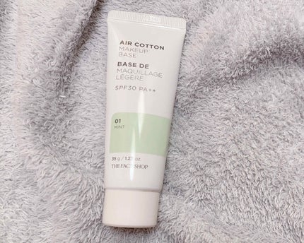 エアコットンメイクアップべース /THE FACE SHOP/化粧下地を使ったクチコミ(1枚目)