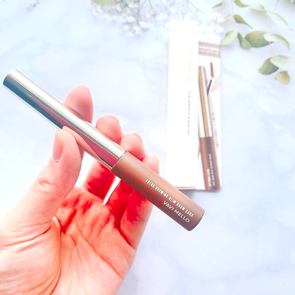 カラードローイングスリムブロウカラ/VAVI MELLO/眉マスカラを使ったクチコミ(2枚目)