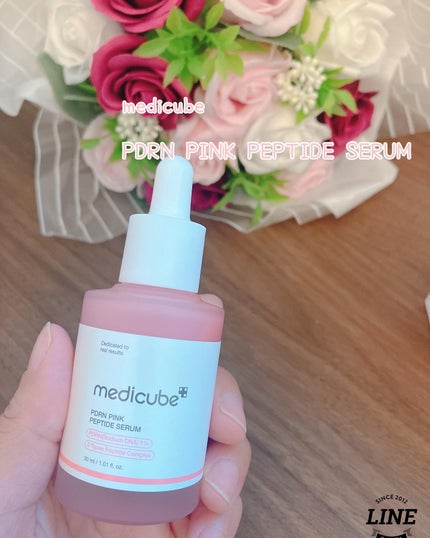 PDRNピンクアンプル PDRN 10,000ppm配合/MEDICUBE/美容液を使ったクチコミ(1枚目)