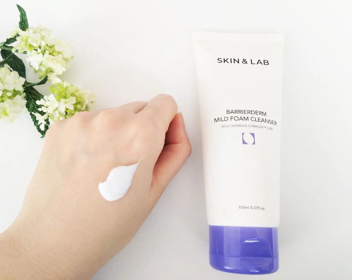 バリアダーム マイルドクレンザー/SKIN&LAB/洗顔フォームを使ったクチコミ（2枚目）