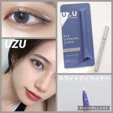 EYE OPENING LINER/UZU BY FLOWFUSHI/リキッドアイライナーを使ったクチコミ（1枚目）