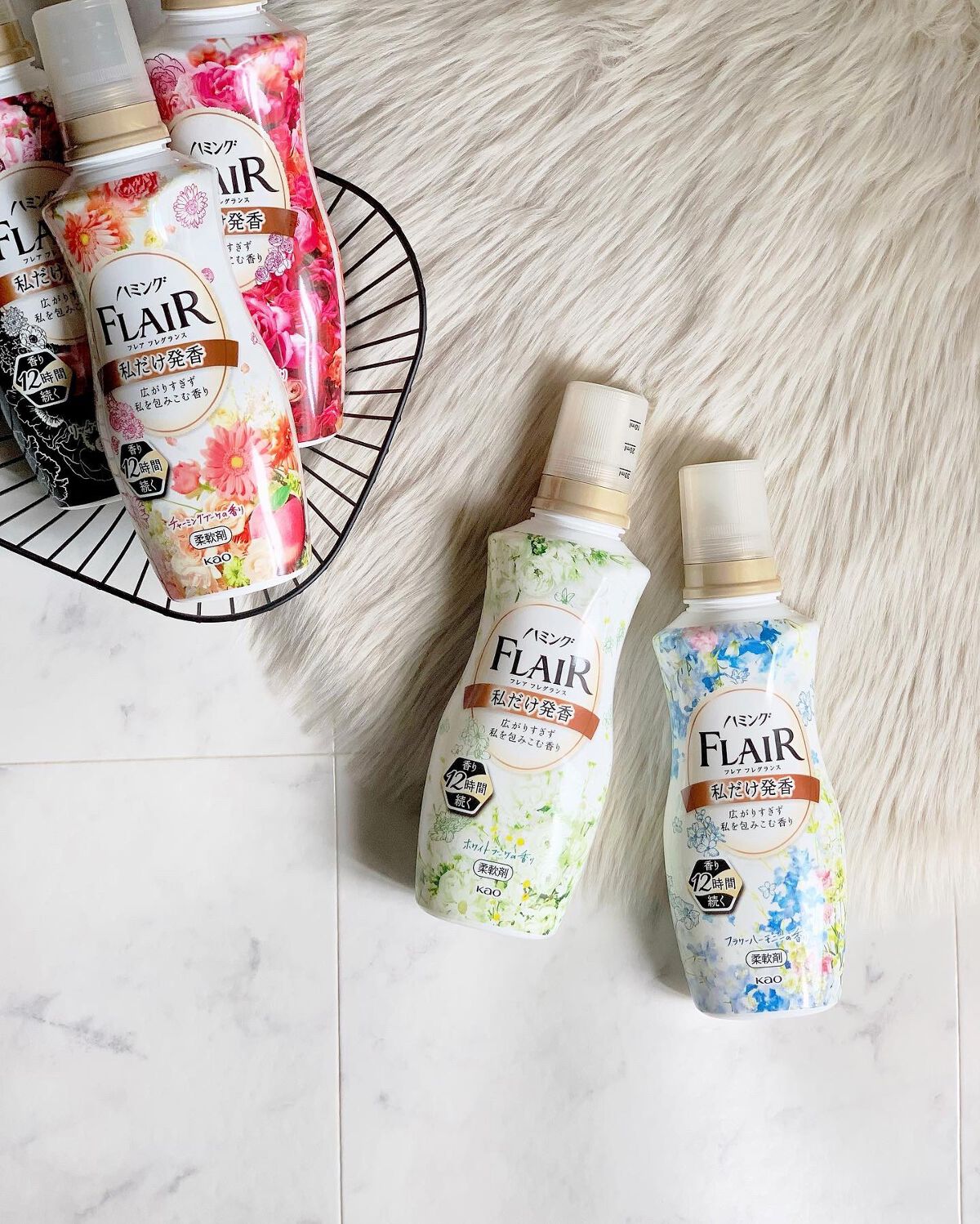 ハミング フレア フレグランス ホワイトブーケの香り（旧フレアフレグランス） 本体/ハミングフレア/柔軟剤を使ったクチコミ（1枚目）