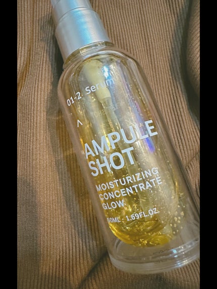 モイスチャーライジング コンセントレートグロウ セラム 通常品/AMPULE SHOT/美容液を使ったクチコミ(1枚目)