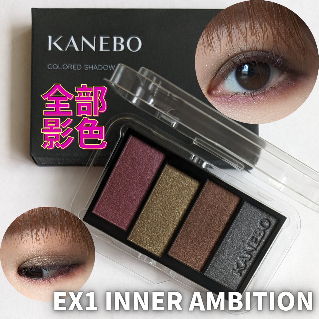カラードシャドウ EX1 Inner Ambition/KANEBO/アイシャドウパレットを使ったクチコミ（1枚目）