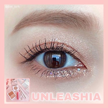 unleashia プリティー イージーグリッタースティックのクチコミ「
🌸UNLEASHIA🌸
グリッターが大人気のヴィーガン韓国コスメブランド💄💕


✔︎Gli.....」（2枚目）