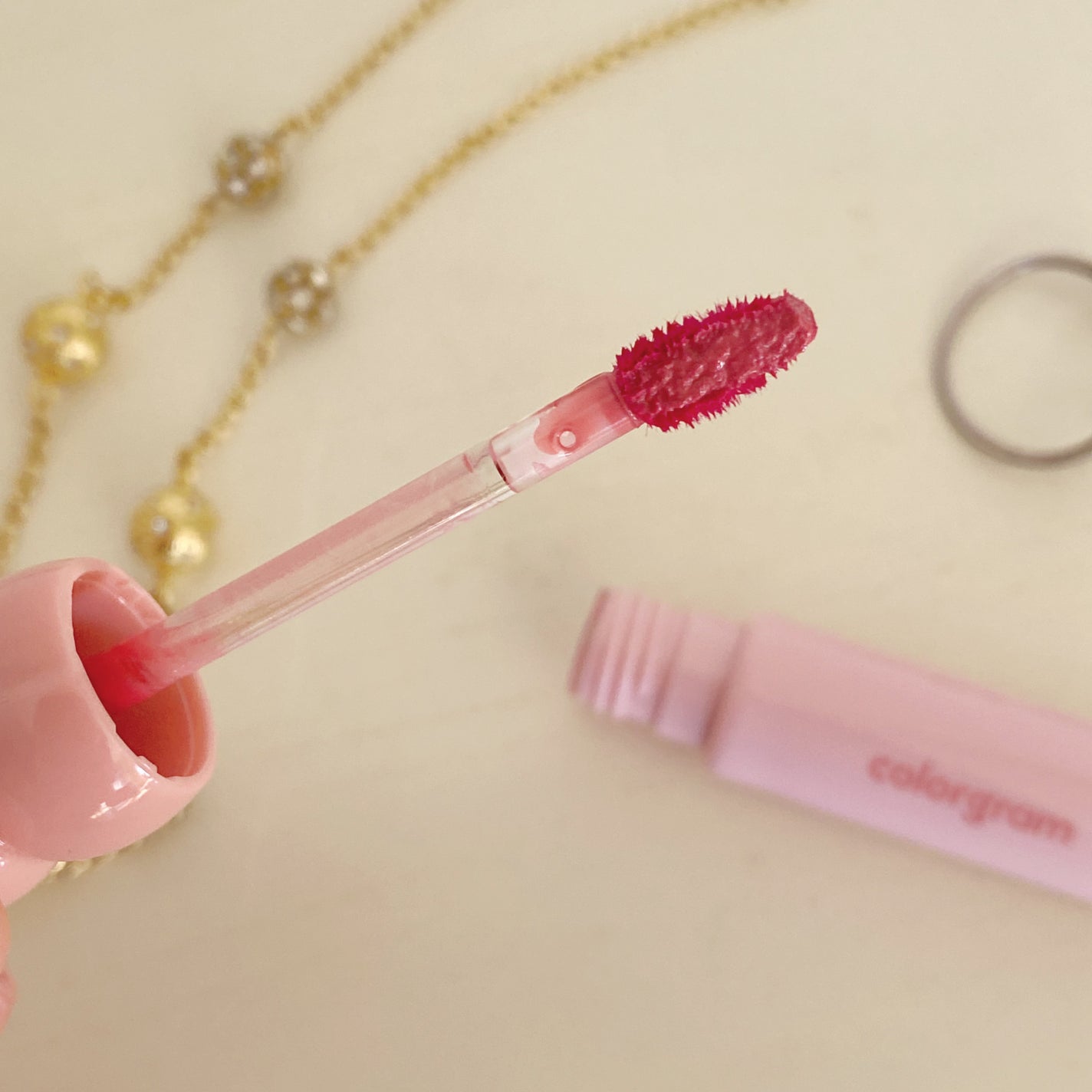 タンフルグラスティント/Colorgram/リップティントを使ったクチコミ(2枚目)