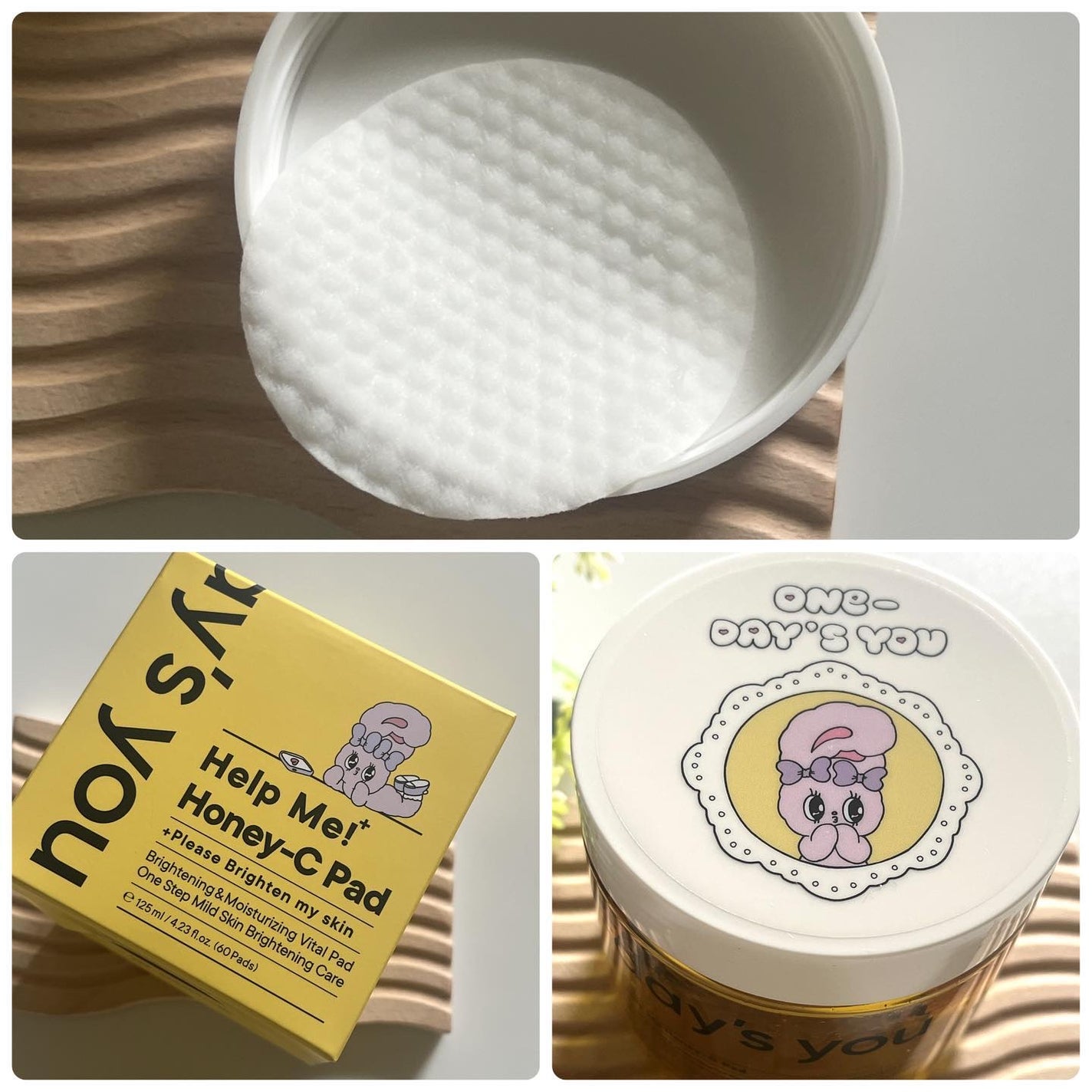 ヘルプミー! ハニーCパッド/One-day's you/トナーパッドを使ったクチコミ(2枚目)
