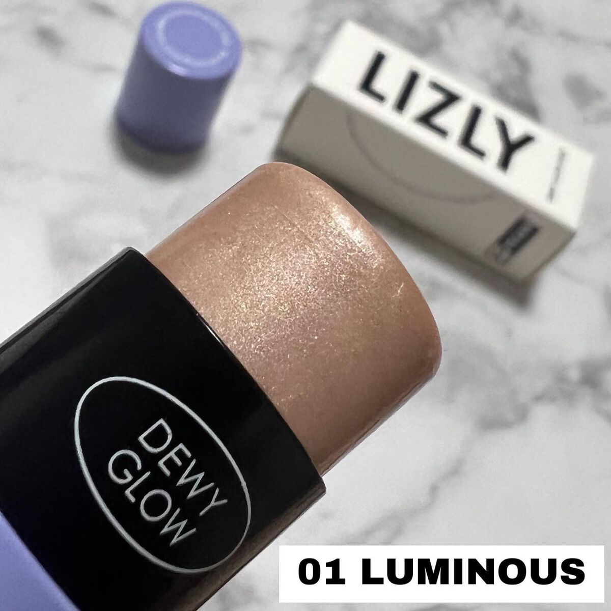 デューイグロースティック チーク /LIZLY/ジェル・クリームチークを使ったクチコミ（2枚目）