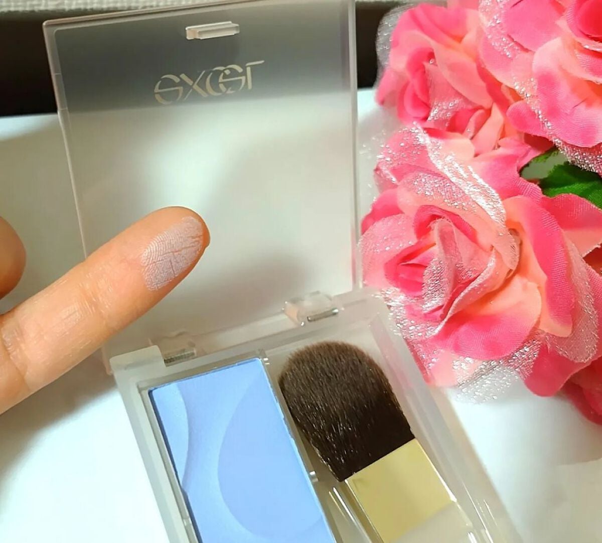 シームレストーン ブラッシュ/excel/パウダーチークを使ったクチコミ(8枚目)