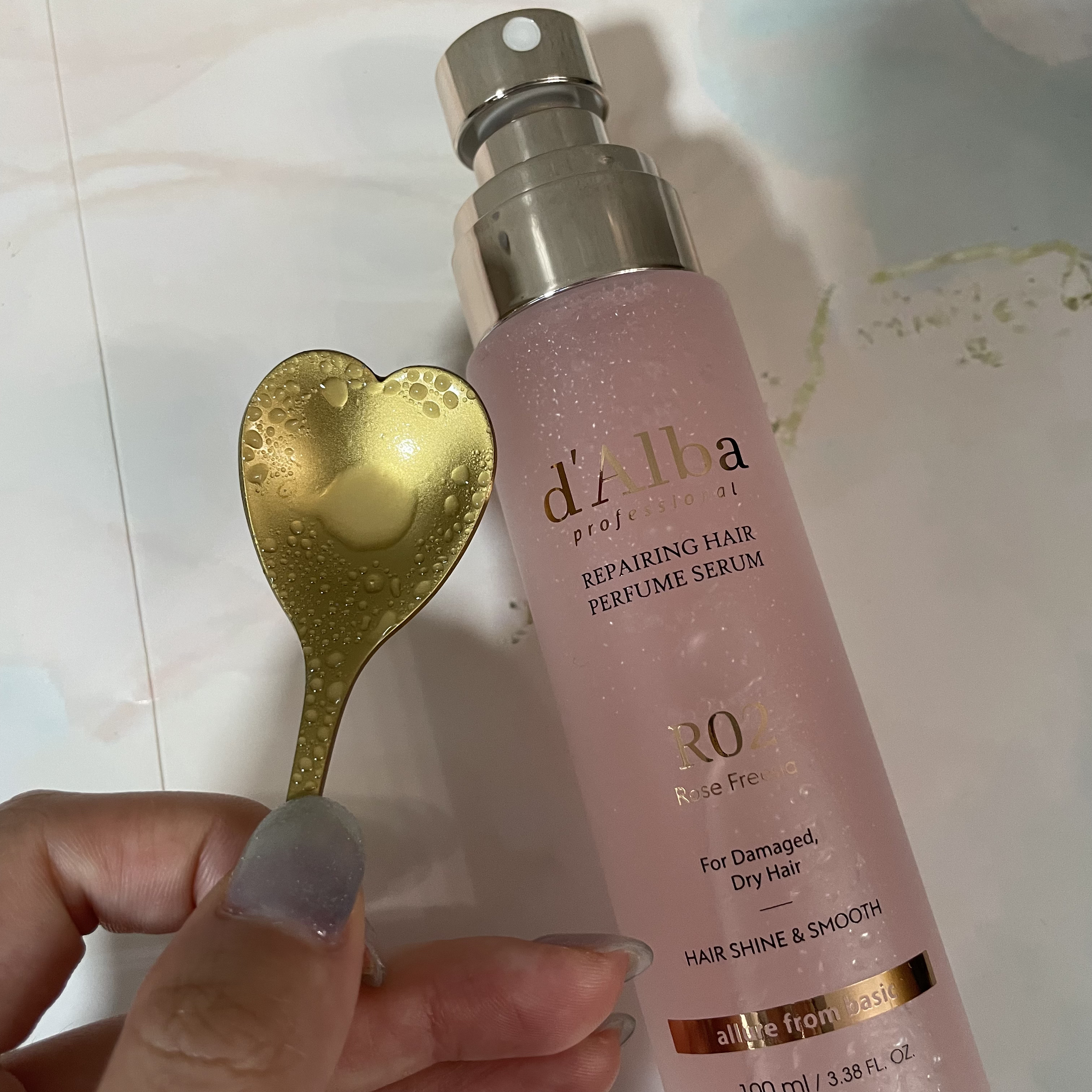 プロフェッショナルリペアリングヘアパヒュームセラム/ダルバ/ヘアミストを使ったクチコミ（3枚目）