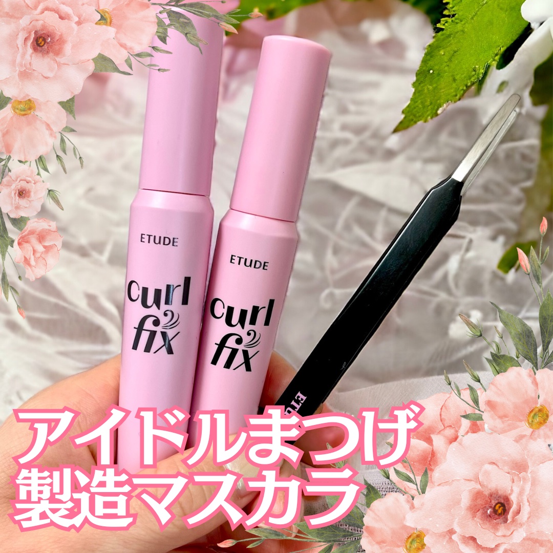 カールフィックスマスカラ ツイーザーセット グレーブラウン/ETUDE/メイクアップキットを使ったクチコミ（1枚目）