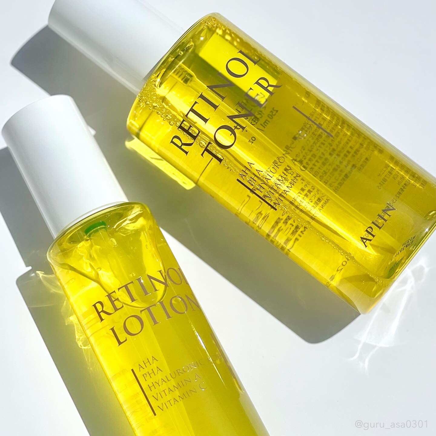 #gifted #APLIN 

アプリン様よりレチノールラインの
トナー&ローションをプレゼントして
いただきました🥰（投稿義務なし）

◾︎レチノールトナー 250ml
スプレータイプのシャバシャバ系の化粧水✨
お風呂上がりに手軽にシ