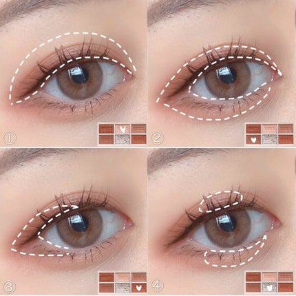 ハーシー プレイカラーアイズミニ/ETUDE/アイシャドウパレットを使ったクチコミ(2枚目)