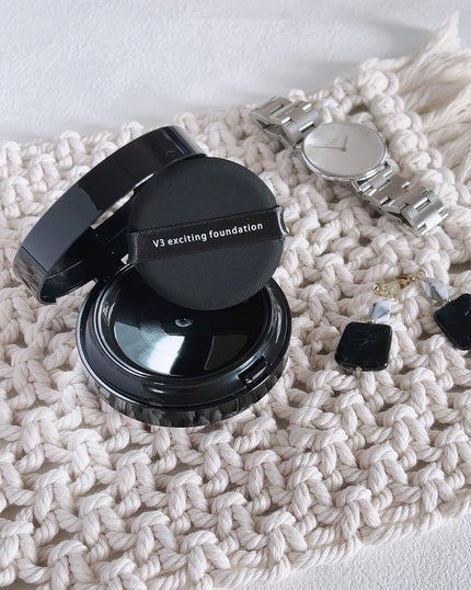 V3 エキサイティングファンデーション/SPICARE/クッションファンデーションを使ったクチコミ(2枚目)
