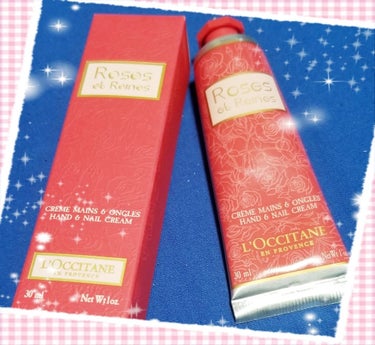 ローズ ベルベットハンド＆ネイルクリーム/L'OCCITANE/ハンドクリームを使ったクチコミ（1枚目）