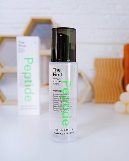 ザファーストペプチドブースティングセラム/ネイチャーリパブリック/ブースター・導入液を使ったクチコミ(4枚目)