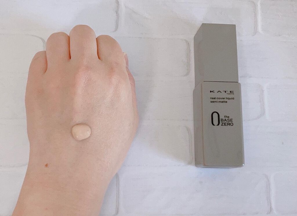 リアルカバーリキッド(セミマット)/KATE/リキッドファンデーションを使ったクチコミ(4枚目)