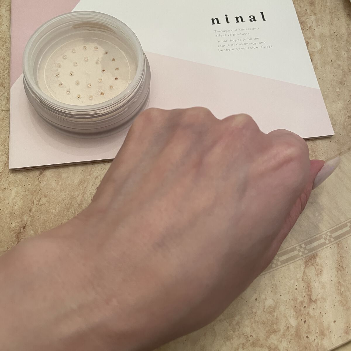 ninal ルースパウダー 00/ninal/ルースパウダーを使ったクチコミ（3枚目）