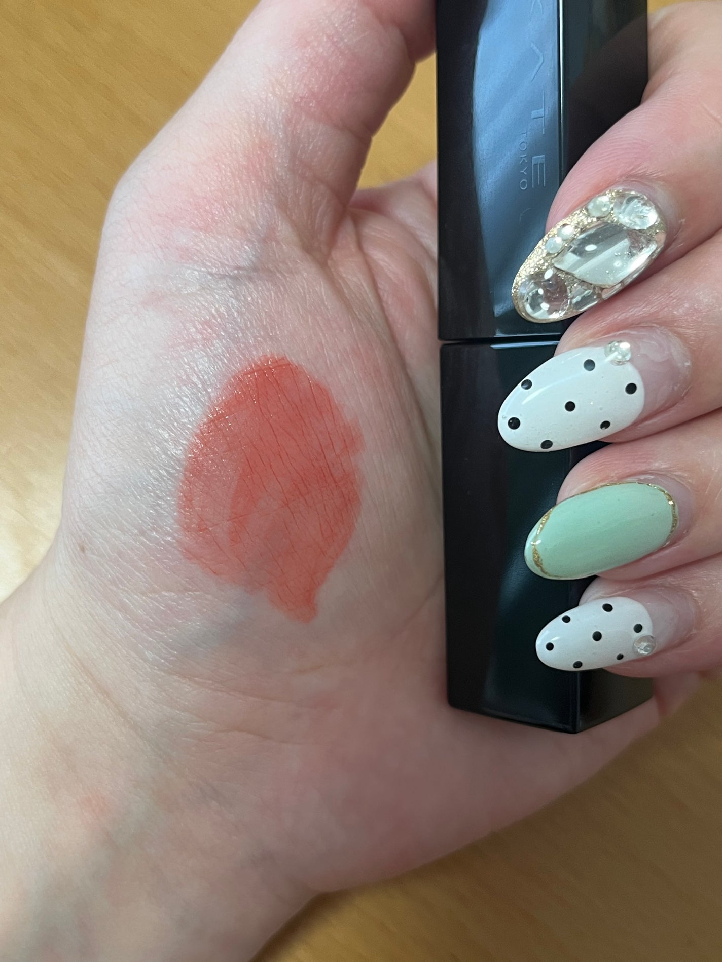 リップモンスター スフレマット/KATE/口紅を使ったクチコミ(3枚目)