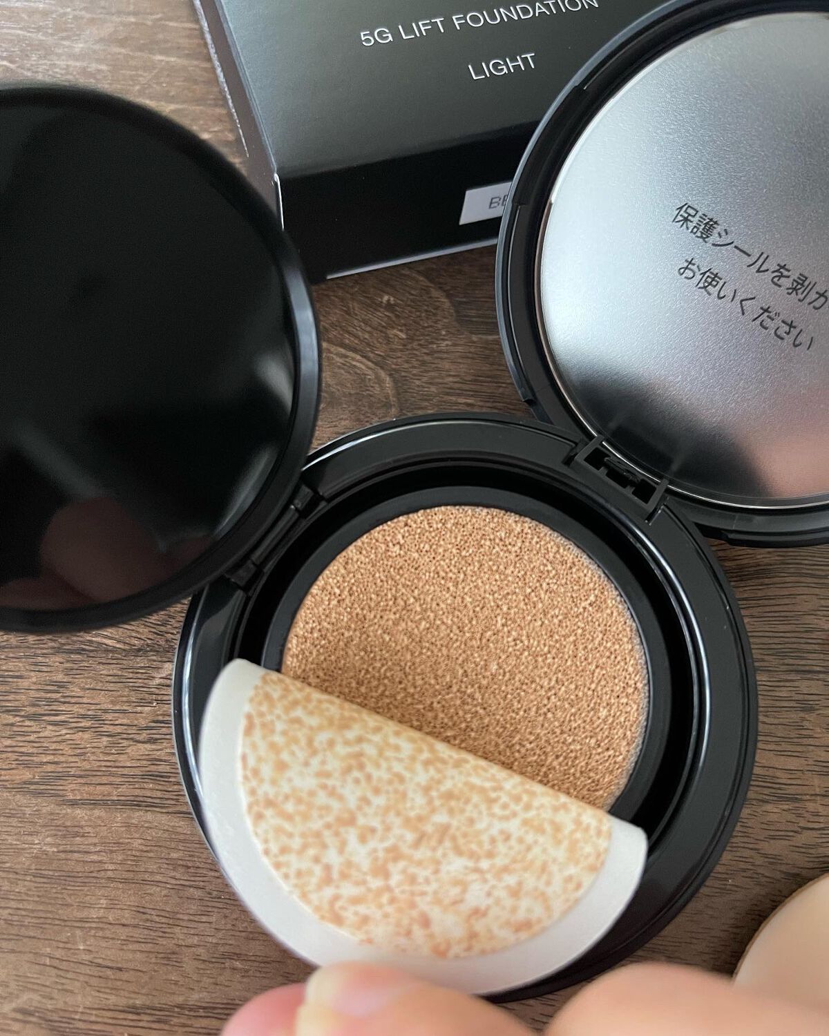 5G リフト ファンデーション/ドクターソワ/クッションファンデーションを使ったクチコミ(4枚目)