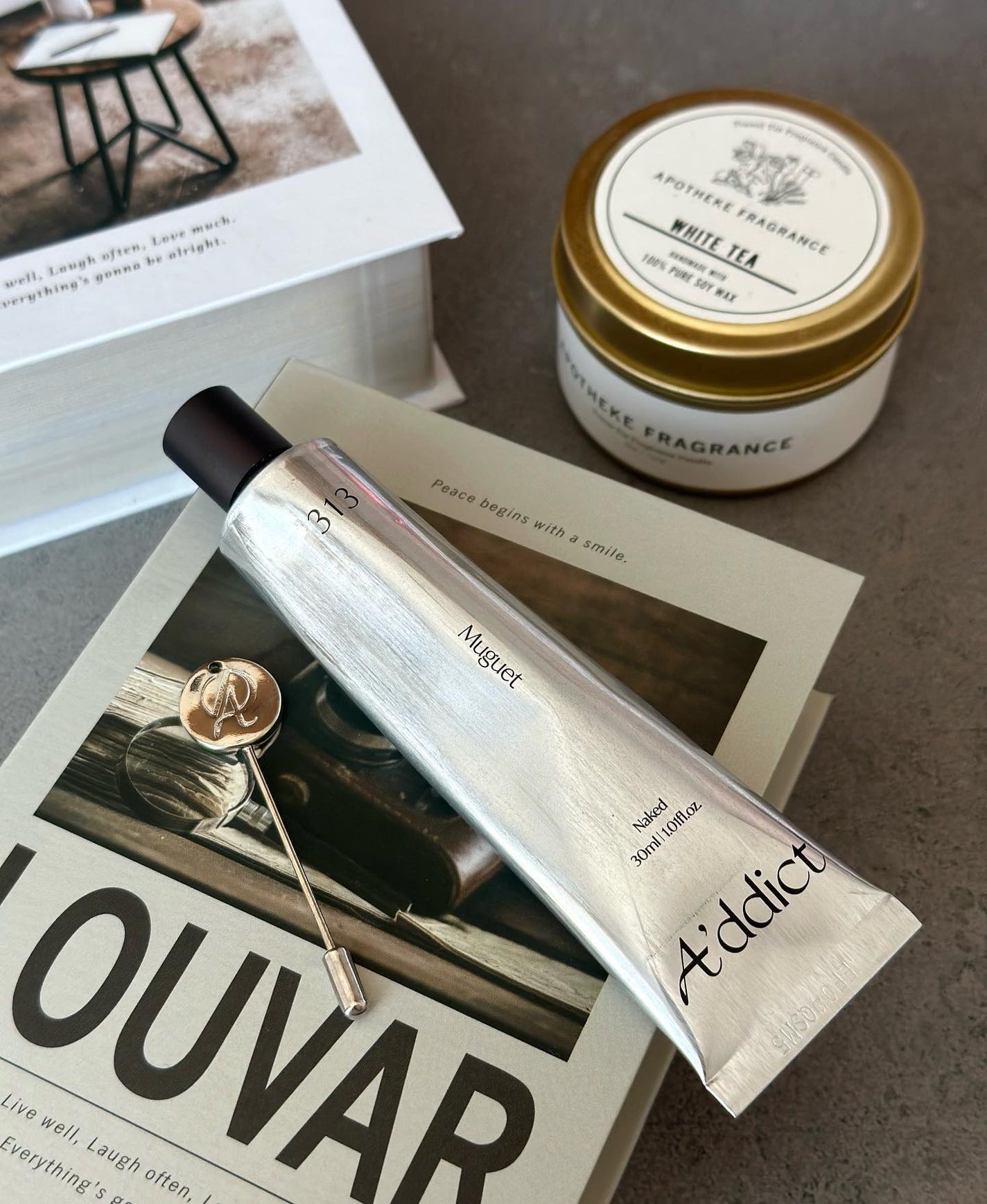 ソリッドパフューム ミュゲ 313/Addct/練り香水を使ったクチコミ(1枚目)