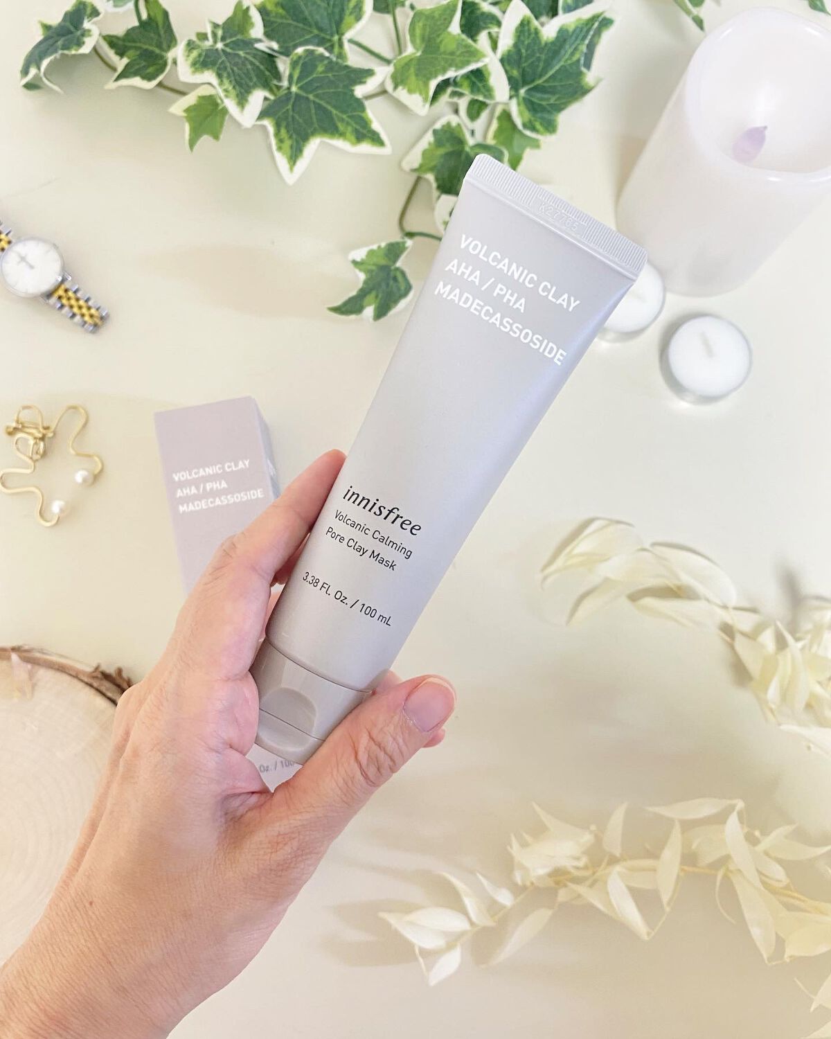 ミシェルン on LIPS 「@innisfreejapanから【ヴォルカニック カーミング..」(2枚目)