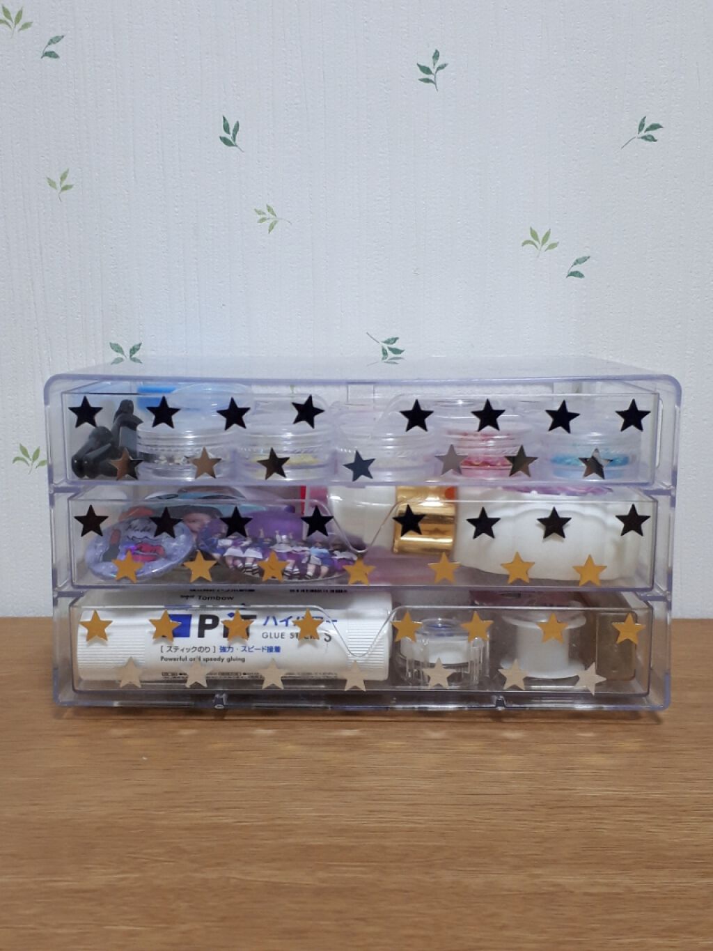 3段式クリアーケース/DAISO/その他化粧小物を使ったクチコミ(1枚目)