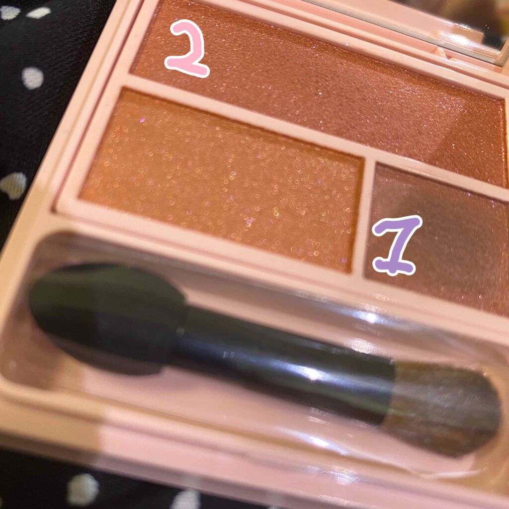 フーミー アイシャドウパレット/WHOMEE/アイシャドウパレットを使ったクチコミ（2枚目）