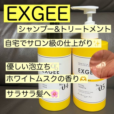 エグジー シャンプー／トリートメント/EXGEE/シャンプー・コンディショナーを使ったクチコミ（1枚目）