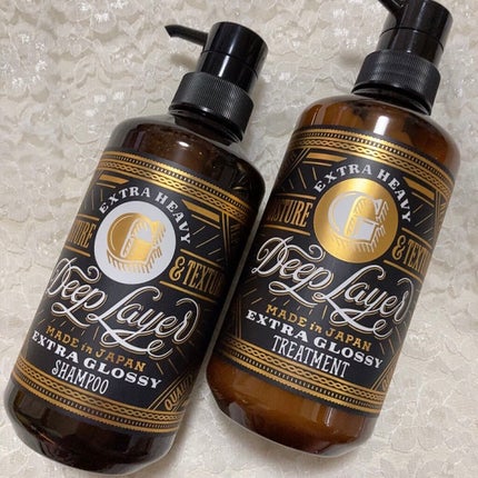 DeepLayer ディープレイヤー シャンプーExG(R)/トリートメントExG(R)のクチコミ「♡DeepLayer♡
シャンプーExG/トリートメントExG
シャンプー500ml
トリート.....」(1枚目)